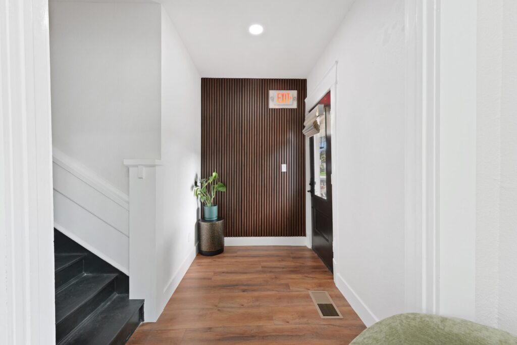The restored entryway at Wylie Dentistry Co.