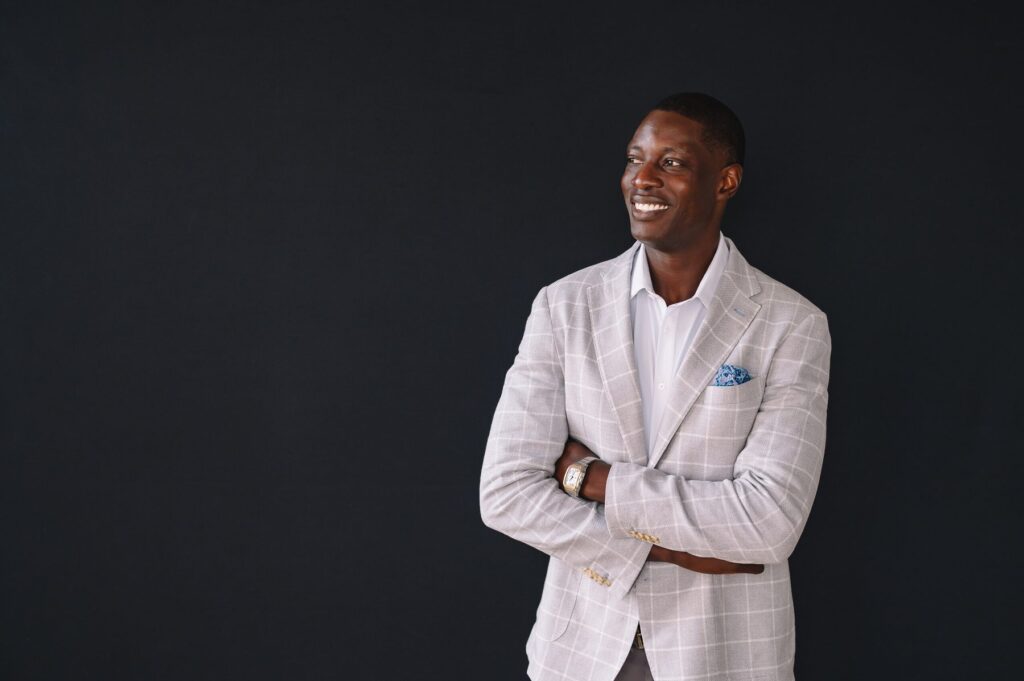 Portrait of Dr. Femi Fadahunsi, DDS, founder of Wylie Dentistry Co.
